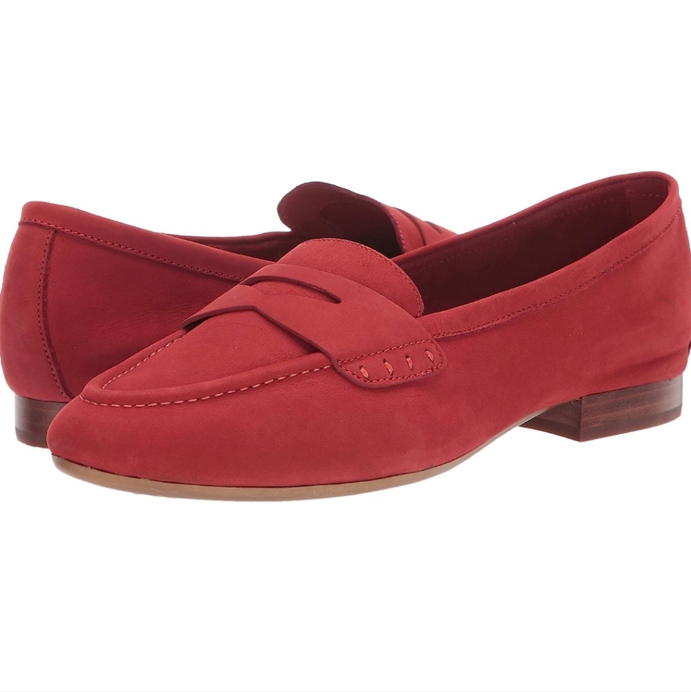 AEROSOLES Red Map Out Loafer Size 8.5